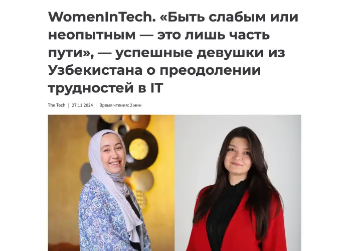 Interview at The TECH, Kazakhstan, Munira Begmuratova